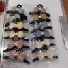 Haishen accessories, a popular and trendy Korean-style fashion classic, is a black base with a shiny black color and fluffy pearl hair clip for women details Picture